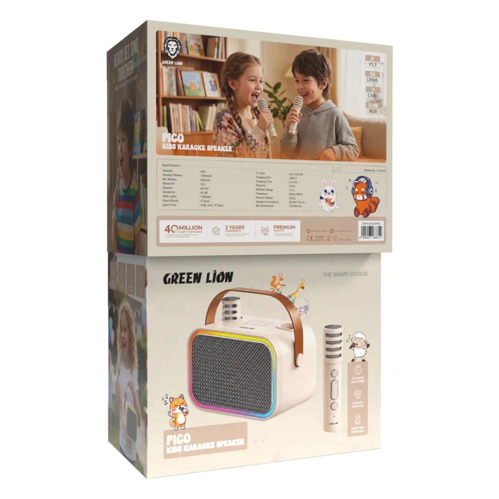 Green Lion Pico kids karaoke speaker