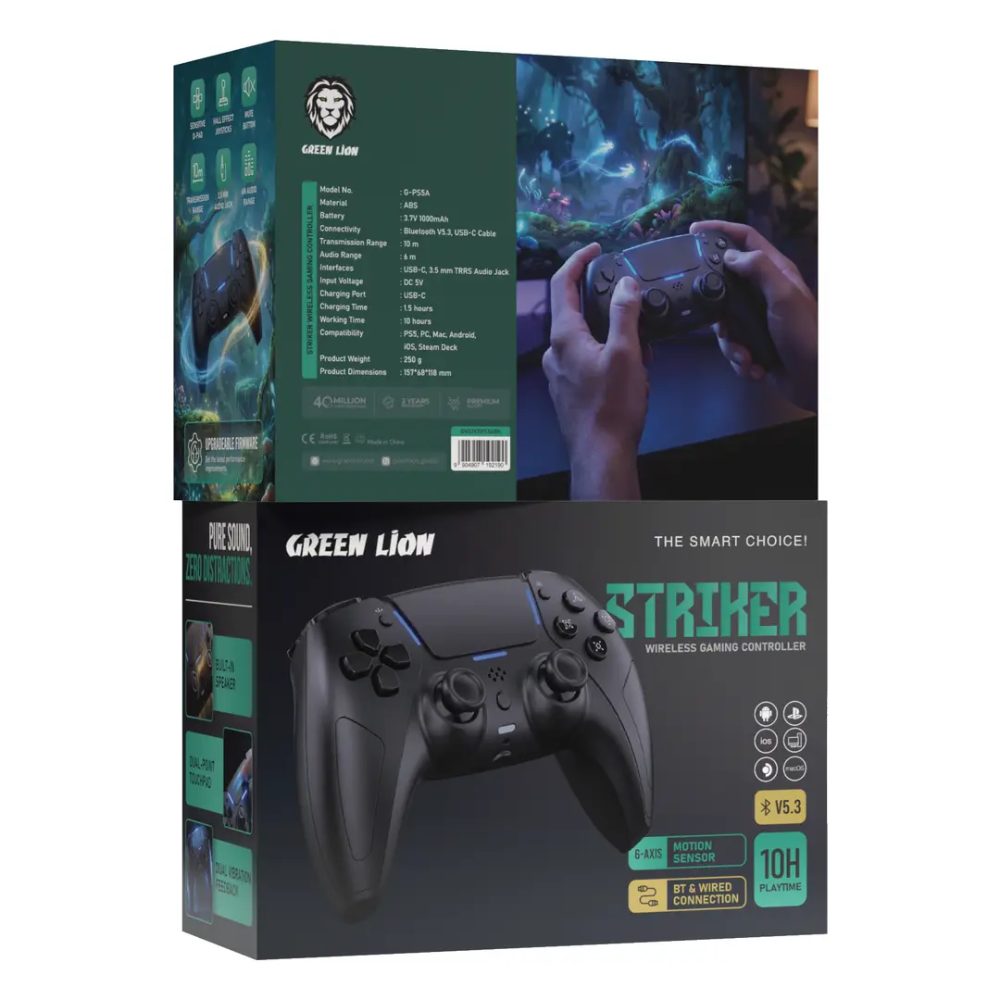 Green Lion Striker wireless gaming controller