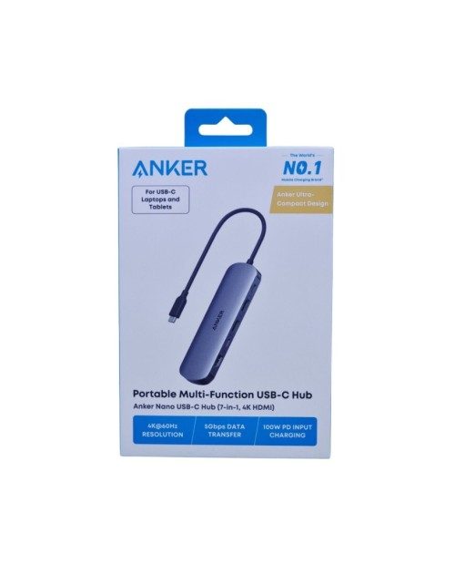 Anker nano usb-c (7 in 1, 4k HDMi)