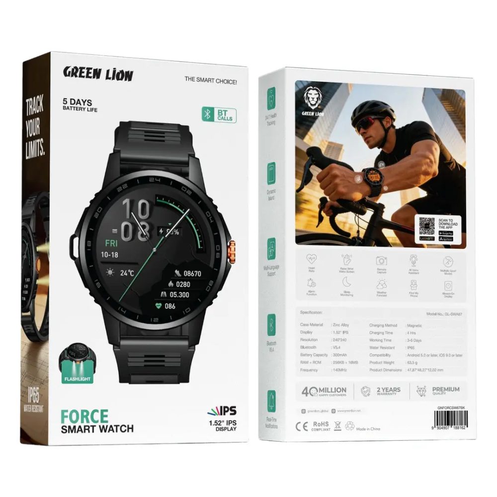 Green Lion Force smart watch