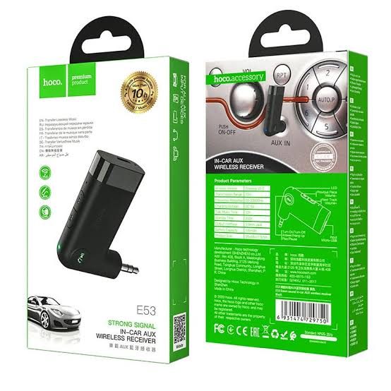 Hoco in-car aux wireless receiver - E53