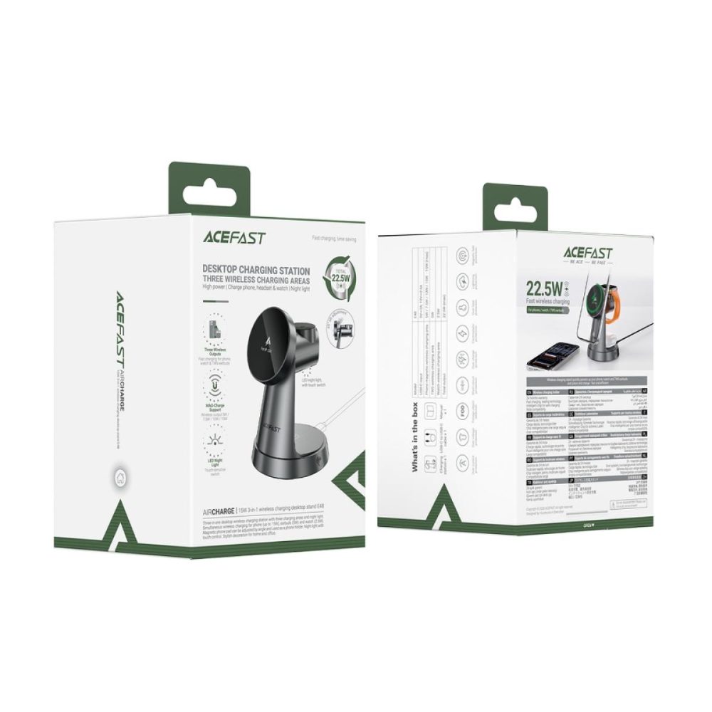 Ace fast desktop charging station 3 in 1 - E48
