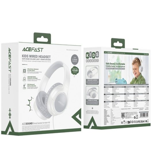 Ace fast kids wired headset - H18
