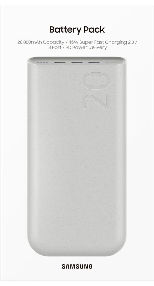 Original SAMSUNG Battery pack 20000mAh